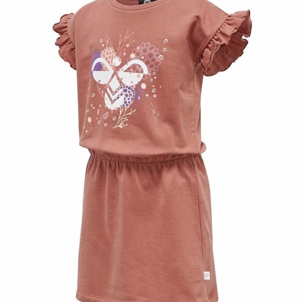 Hummel Kjole - hmlPacific - Mørk Rosa m. Print