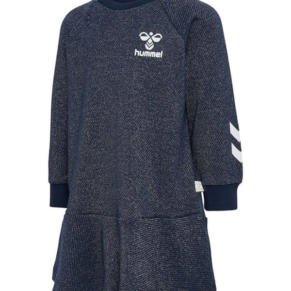 Hummel Kjole - hmlSally - Sargasso Sea m. Sølvglimmer Hummel Kjole - hmlSally - Sargasso Sea m. Sølvglimmer