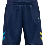 Hummel Sportsshorts - hmlShimmer - Dress Blues/Limeade