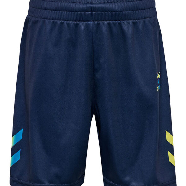 Hummel Sportsshorts - hmlShimmer - Dress Blues/Limeade Hummel Sportsshorts - hmlShimmer - Dress Blues/Limeade