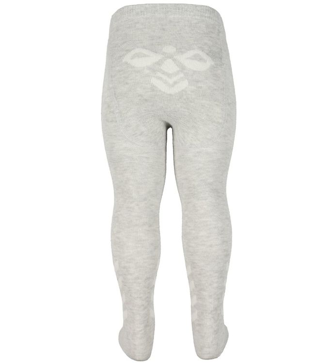 Hummel Strømpebukser - HMLBello - Lysegrå m. Vinkler