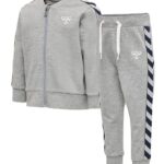 Hummel Sweatsæt - HMLBille - Gråmeleret