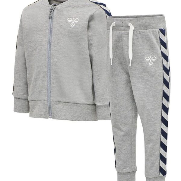 Hummel Sweatsæt - HMLBille - Gråmeleret