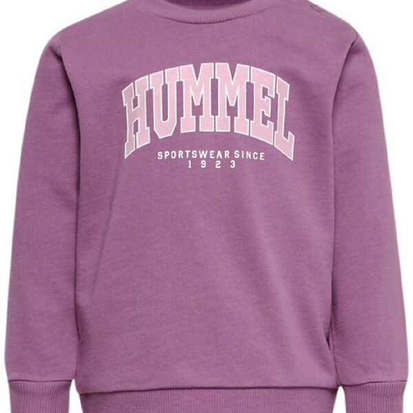 Hummel Sweatshirt - HmlFast Lime - Argyle Purple