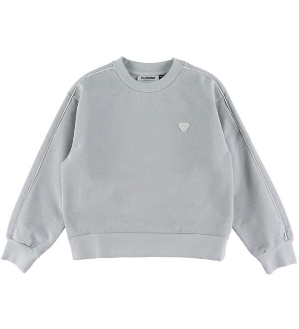 Hummel Sweatshirt - hmlJR Loose - Grå m. Glimmer