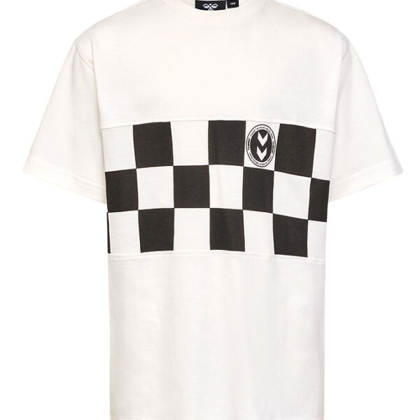 Hummel T-Shirt - hmlRunner - Marshmallow m. Print