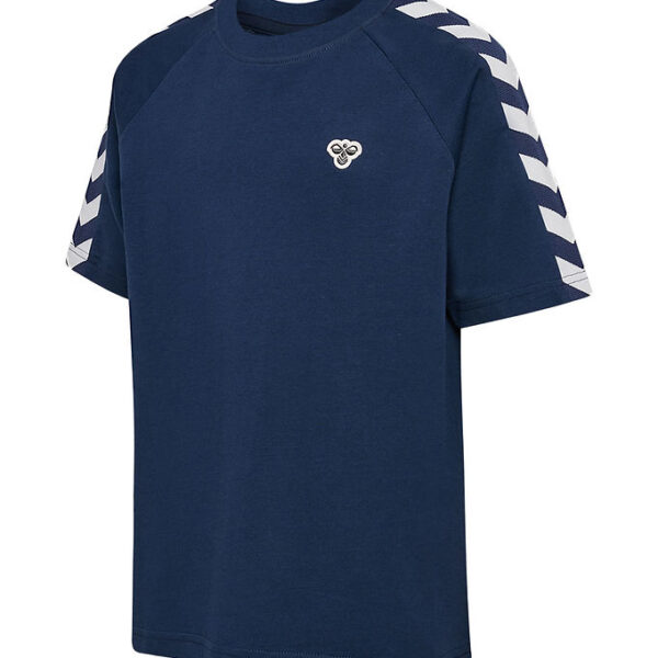 Hummel T-shirt - HmlJR Archive - Dress Blues m. Logo