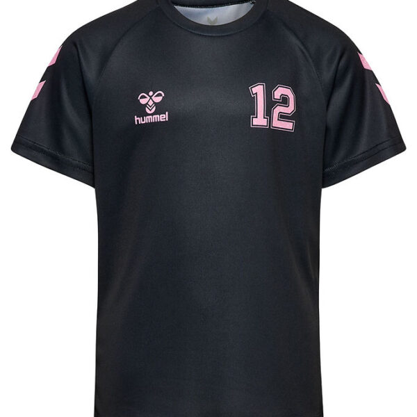 Hummel T-shirt - hmlShimmer - Sort/Bridal Rose