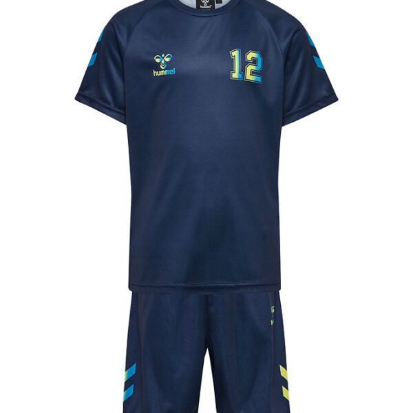 Hummel Træningssæt - hmlShimmer - Dress Blues/Limeade