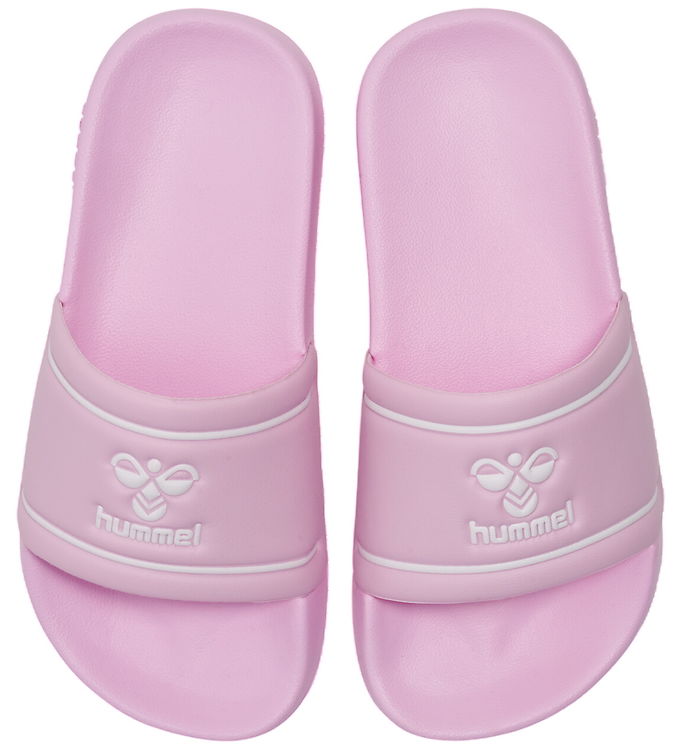 Hummel badesandaler - Pool Slide Jr - Roseate Spoonbill