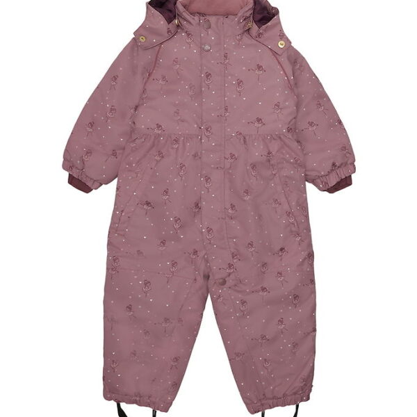 Hust and Claire Flyverdragt - HCOtine - Pale Mauve m. Hjerter/Ba