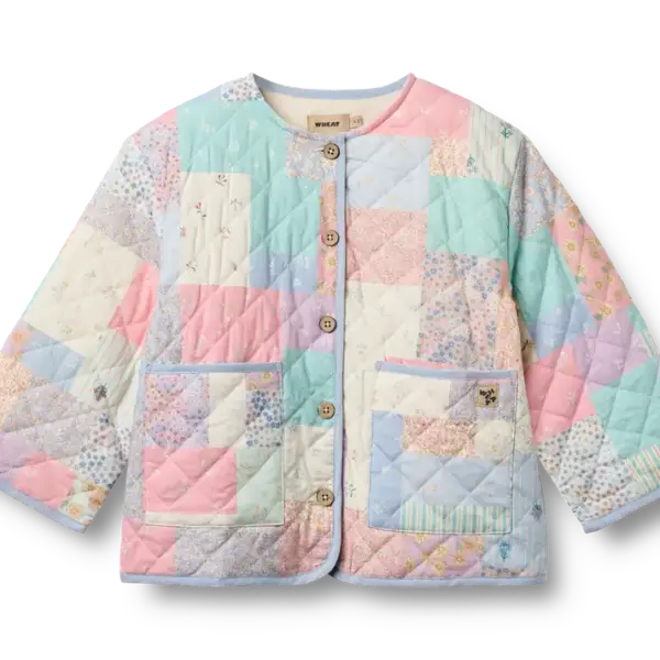 Inaja Quilt Jakke - Patchwork Flowers - 116 Inaja Quilt Jakke - Patchwork Flowers - 116