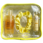 Inuwet Gavesæt - Læbepomade/Glitterolie/Scrunchie - Monoi/Pineap