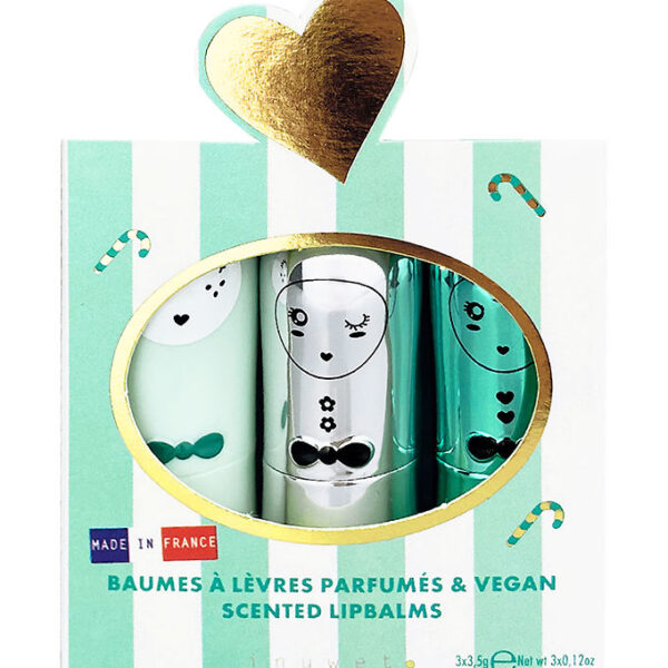 Inuwet Læbepomade - 3-pak - Jingle Aqua