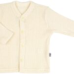 Joha Uld Cardigan Rib Natur