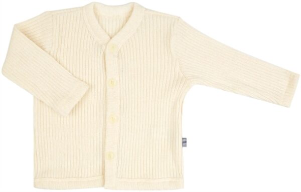 Joha Uld Cardigan Rib Natur