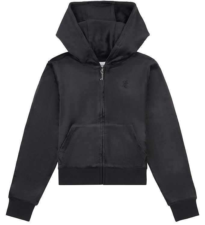 Juicy Couture Cardigan - Velour - Halan Oversized - Sort