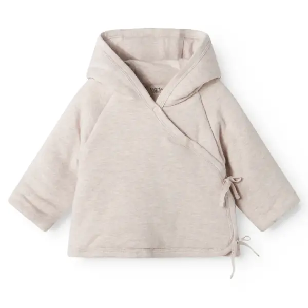 Jules - Vatteret Babyjakke - Light beige melange - 68/74