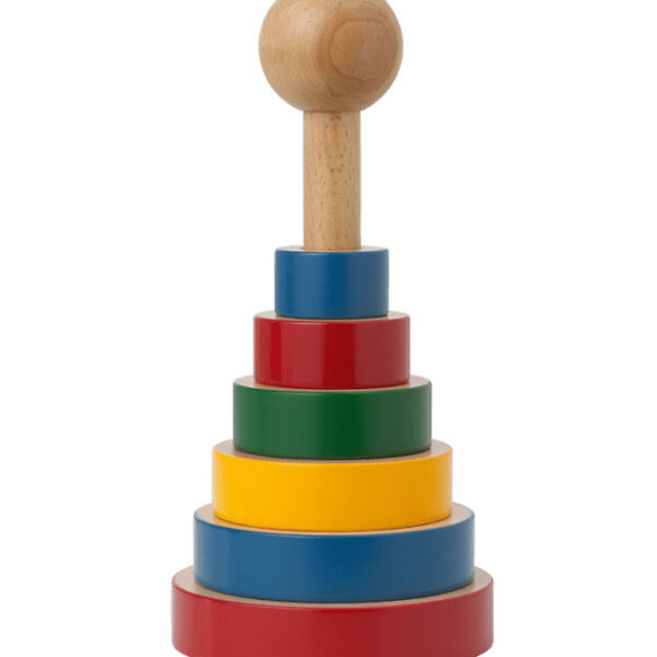 Kay Bojesen Stabletårn - Træ - 22 cm - Multifarvet