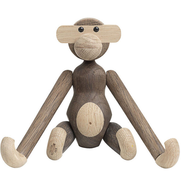 Kay Bojesen Træfigur - Abe 20 cm - Lille - Eg/Røget Eg