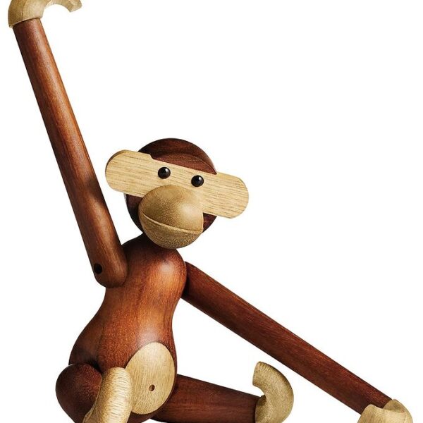 Kay Bojesen Træfigur - Abe - 20 cm - Lille - Teak/Limba