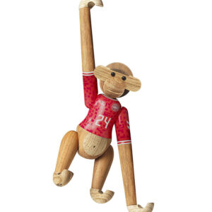 Kay Bojesen Træfigur - Abe - DBU Herre 2024 - Mini - Teak/Limba