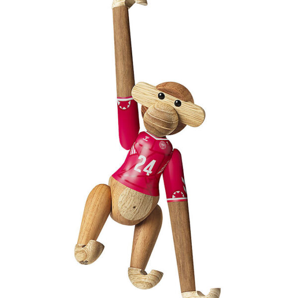 Kay Bojesen Træfigur - Abe - DBU Kvinde 2024 - Lille - Teak/Limb