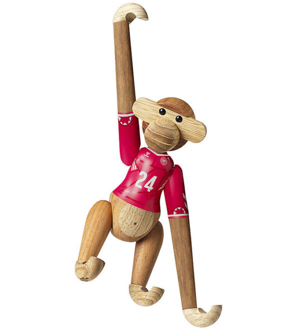 Kay Bojesen Træfigur - Abe - DBU Kvinde 2024 - Lille - Teak/Limb