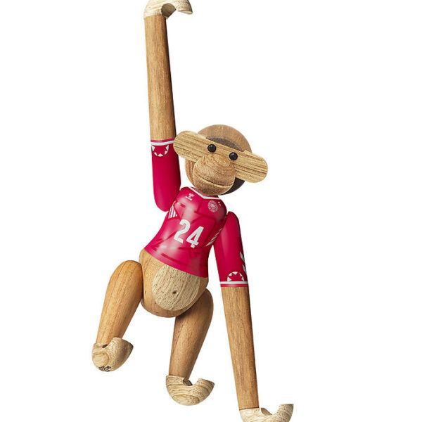 Kay Bojesen Træfigur - Abe - DBU Kvinde 2024 - Mini - Teak/Limba