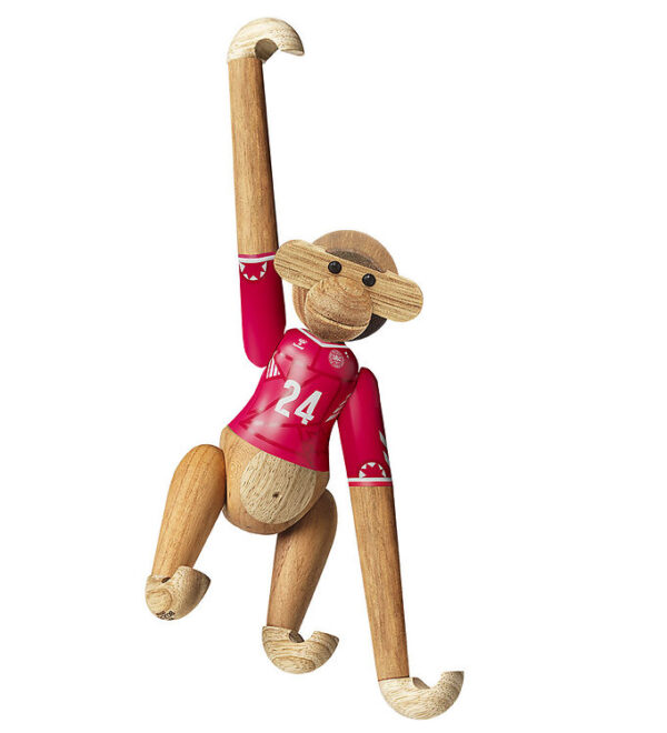 Kay Bojesen Træfigur - Abe - DBU Kvinde 2024 - Mini - Teak/Limba