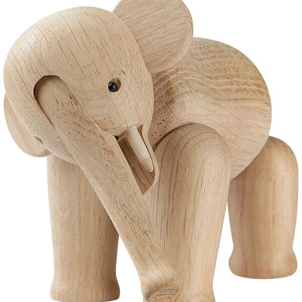 Kay Bojesen Træfigur - Elefant - 12 cm - Mini - Eg