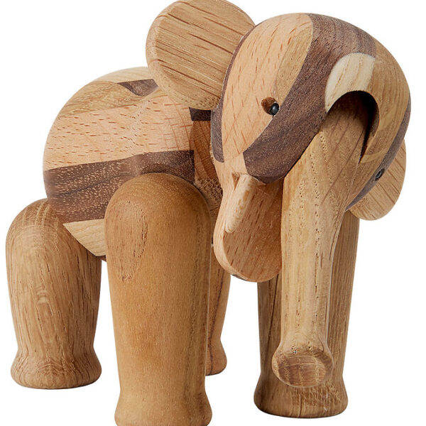 Kay Bojesen Træfigur - Elefant - 12 cm - Mini - Reworked Jubilæu