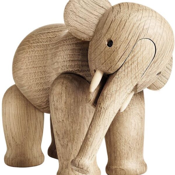 Kay Bojesen Træfigur - Elefant - 16 cm - Lille - Eg