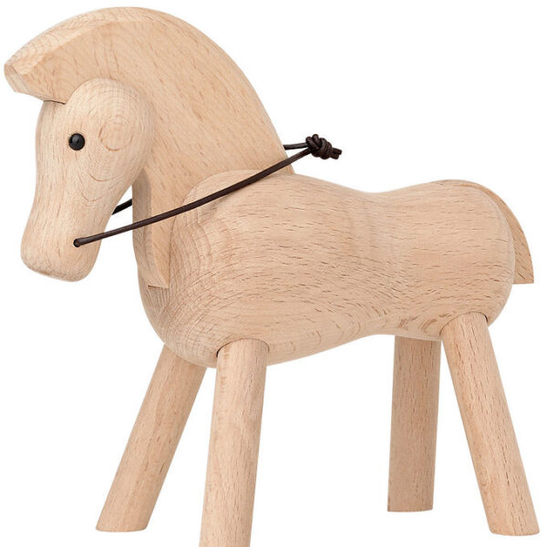 Kay Bojesen Træfigur - Hest - 14 cm - Bøg