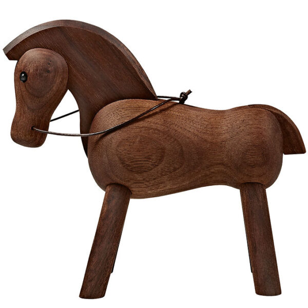 Kay Bojesen Træfigur - Hest - 14 cm - Valnød