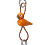 Kay Bojsen Nøglering - Fugl - Orange