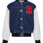 Kids Only Bomberjakke - KogBowie - Medium Blue Denim