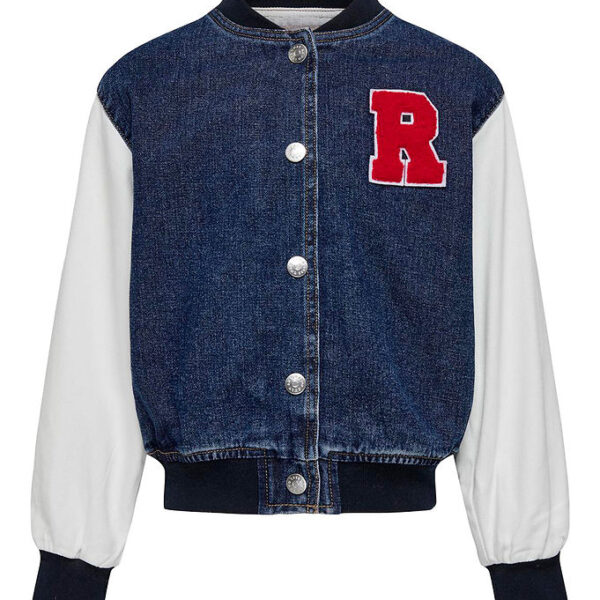 Kids Only Bomberjakke - KogBowie - Medium Blue Denim