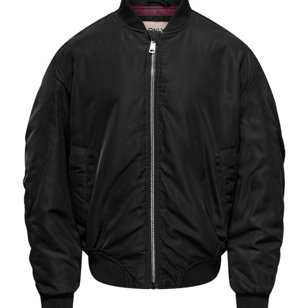 Kids Only Bomberjakke - KogMinna - Black/Mauve Wine