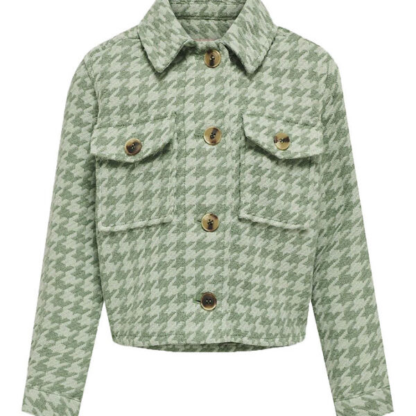 Kids Only Jakke - KogKimmie - Hedge Green Checks Frosty Green Kids Only Jakke - KogKimmie - Hedge Green Checks Frosty Green