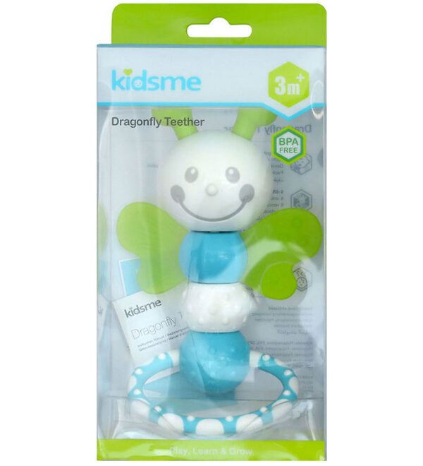 KidsMe Bidelegetøj m. Rangle - Dragonfly
