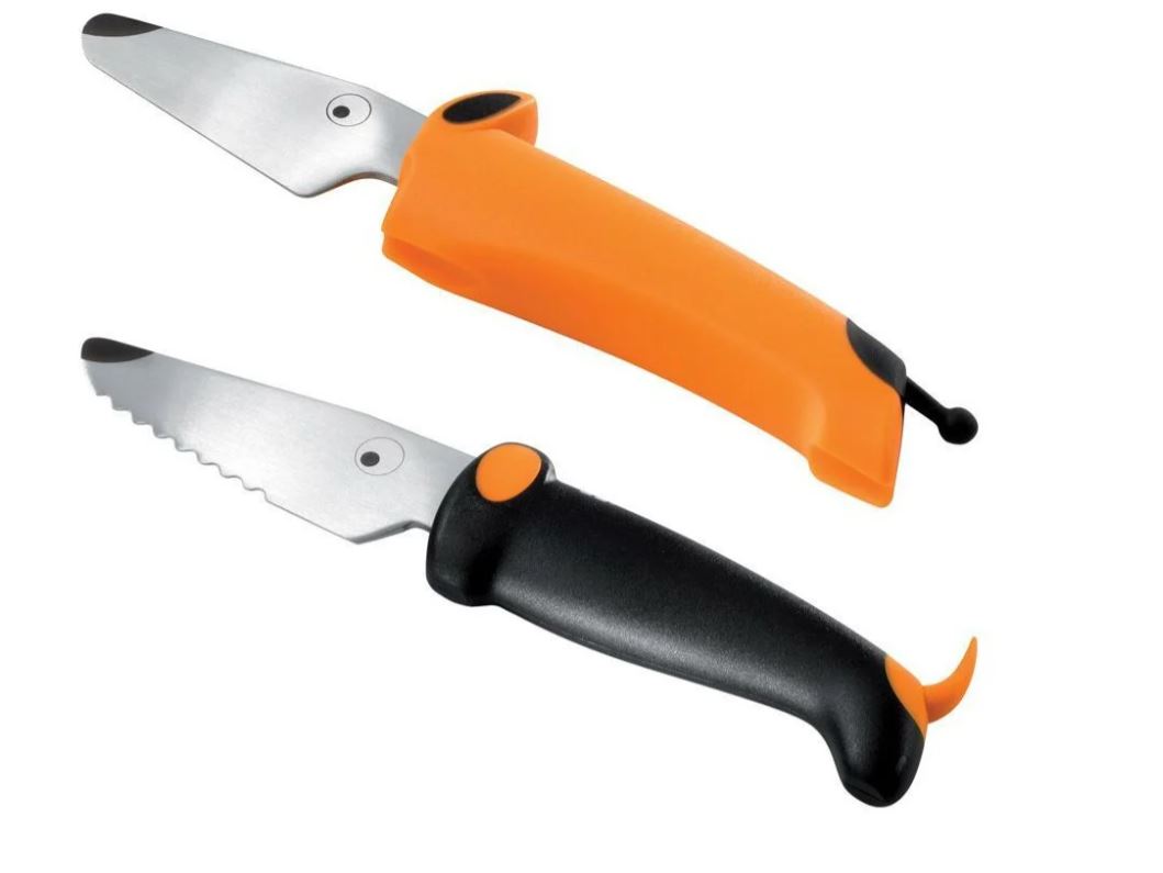 Kinderkitchen | Børneknivsæt - Orange/Sort