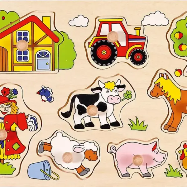 Knoppuslespil, Bondegård