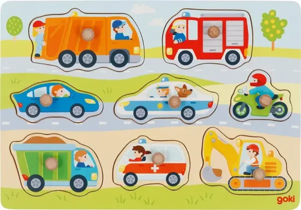 Knoppuslespil, Køretøjer