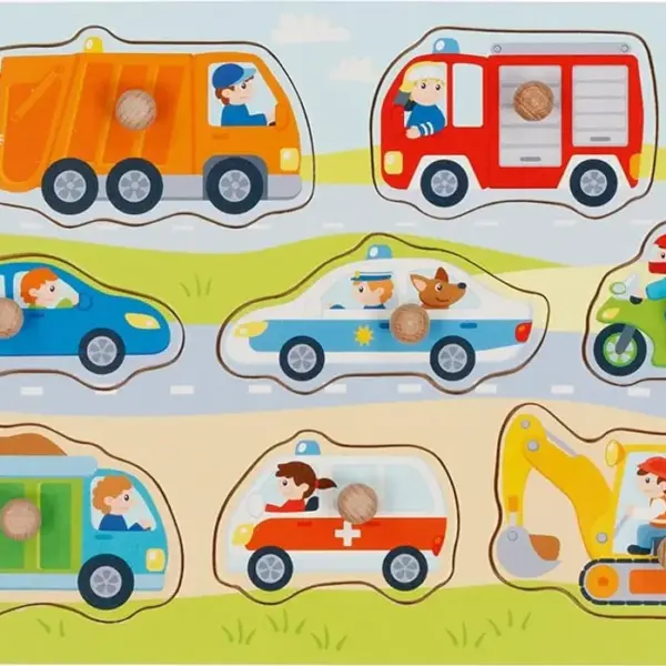 Knoppuslespil, Køretøjer