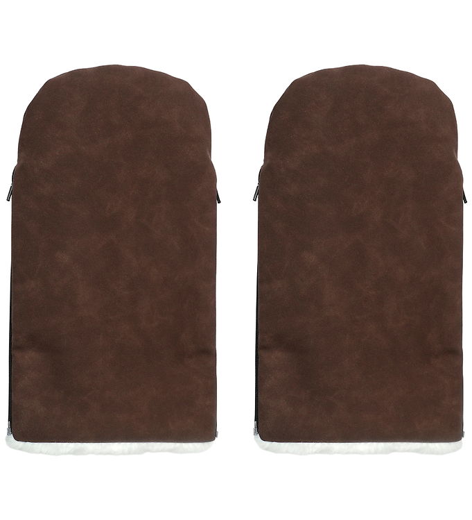 KongWalther Barnevognshandsker - Østerbro - Chocolate Brown Faux