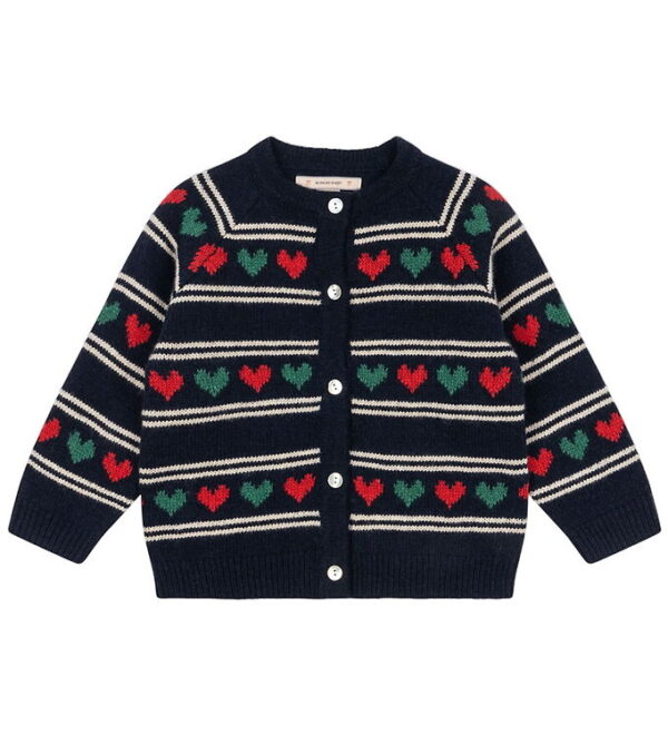 Konges Sløjd Cardigan - Uld/Polyamid - Belou - Heart