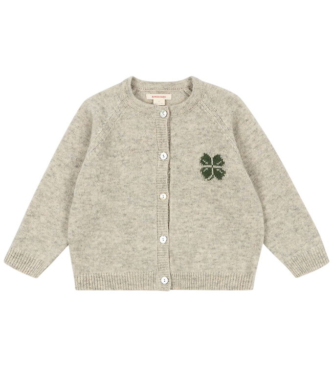 Konges Sløjd Cardigan - Uld/Polyamid - Billi - Off White Melange