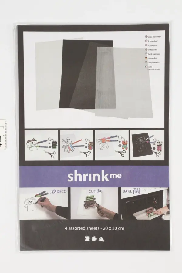 Krympeplast ass 4ark 20x30 cm