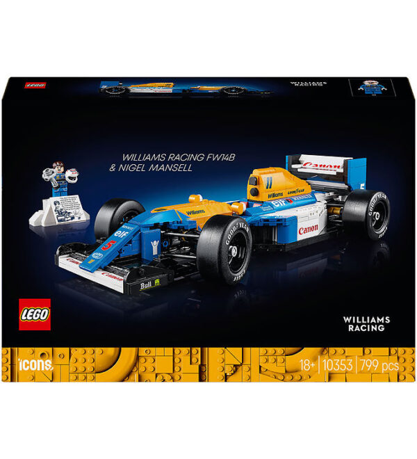 LEGOÂ® Icons - Williams Racing Og Nigel Mansell 10353 - 799 Dele